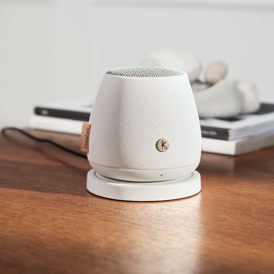 aJAZZ Stone - Environmentally Friendly Speaker | Wireless Charging